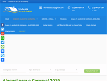 Tablet Screenshot of imoveissaoluizdoparaitinga.com.br